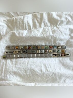 Vintage Italian charm bracelet charms bundle lot - rare